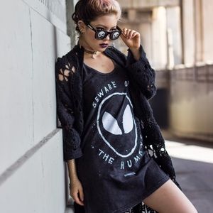 Beware of the Humans Disturbia dress